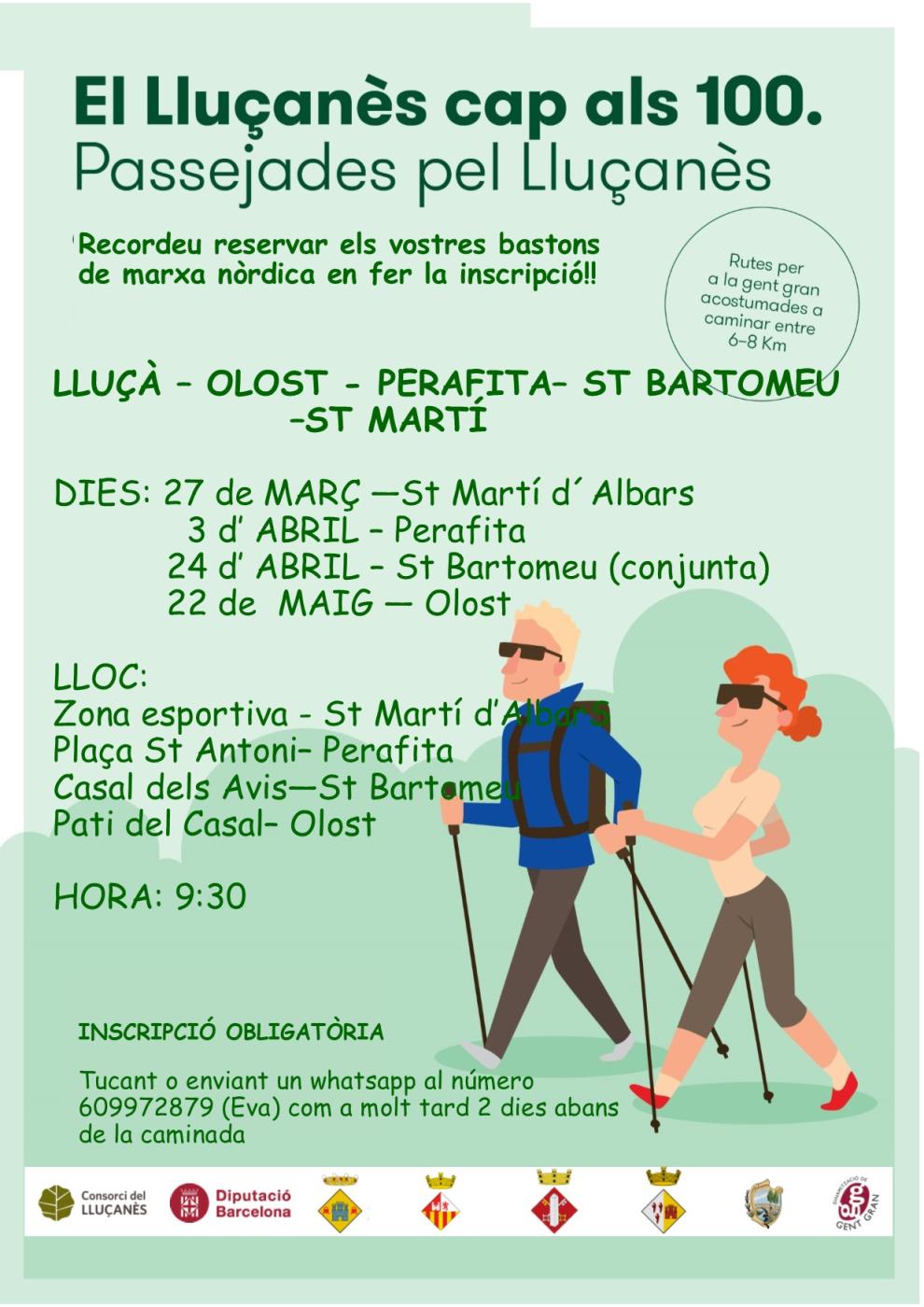 Passejades pel Lluçanès cap als 100